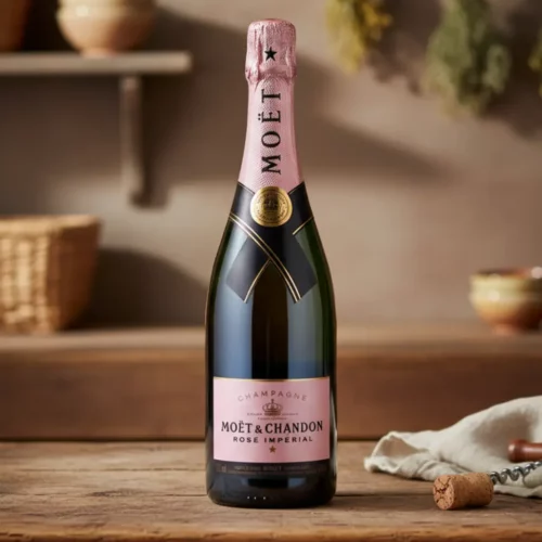 Champagne Moet Rosse
