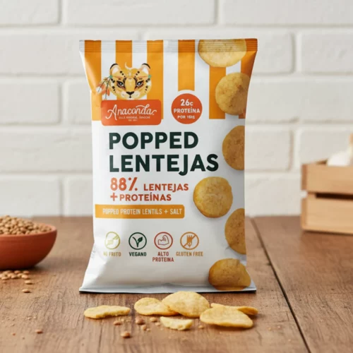 Popped de lenteja y sal 85g