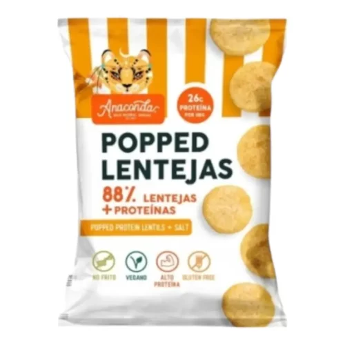 Popped de lenteja y sal 85g